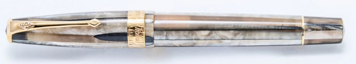 Conway Stewart  100 Series Grey Pearl Spaghetti Fountain Pen